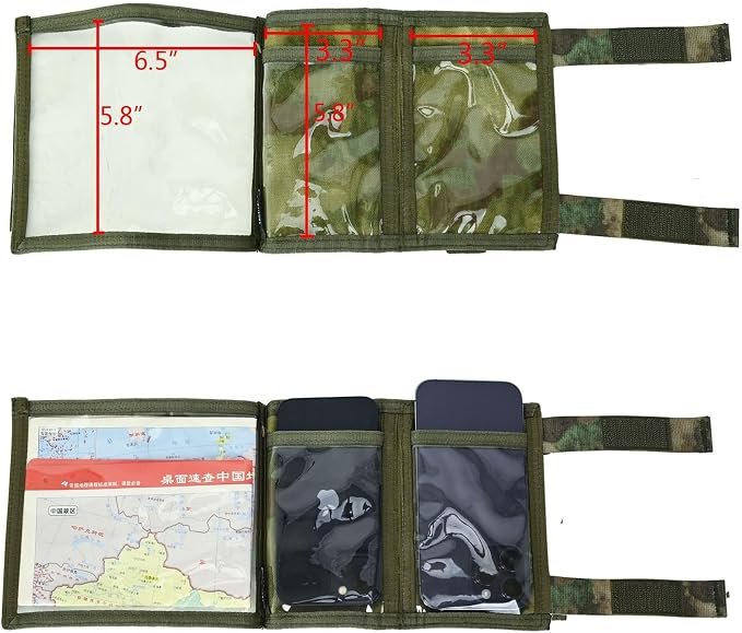 Tactical Arm Sleeve Map Pouch Case Documets Holder Wrist Case Wrist Map Holder - Image 4