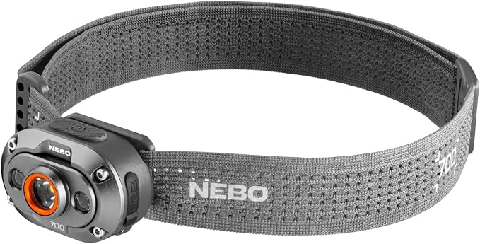 NEBO MYCRO 700 Headlamp | USB-C Rechargeable 700 Lumen Headlamp, 6 Light Modes by NEBO
