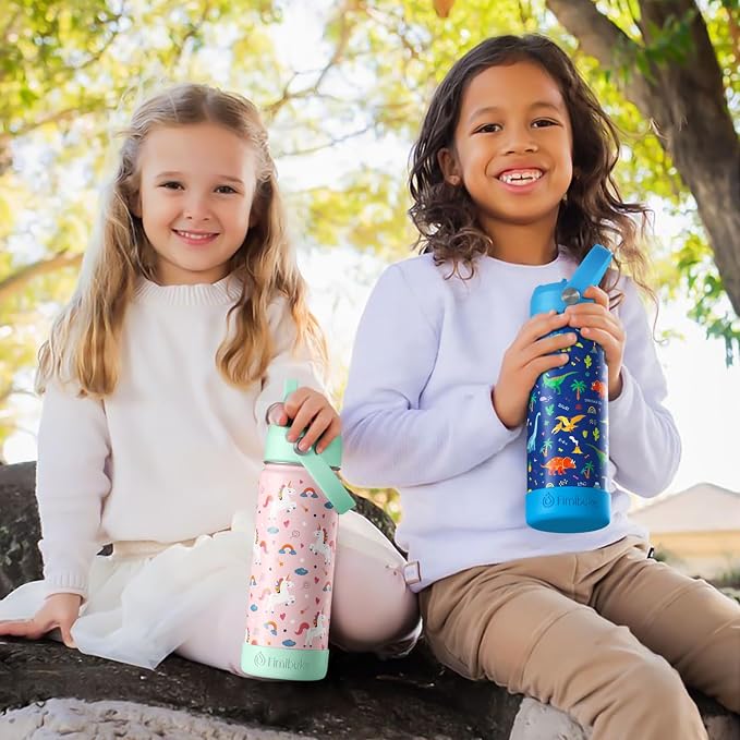 Fimibuke Kids Insulated Water Bottle, 18oz BPA FREE Kid Cup - Image 7