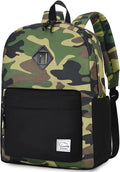 VASCHY Lightweight Backpack for Men, Water Resistant Classic Daypack for Travel by Vaschy
