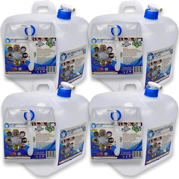 WaterStorageCube BPA Free Collapsible Water Container by WaterStorageCube%C2%AE