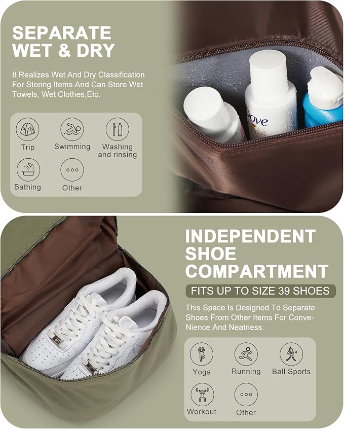 Gym Backpack for Women Waterproof Small Gym Bag - Image 4
