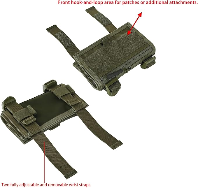 Tactical Arm Sleeve Map Pouch Case Documets Holder Wrist Case Wrist Map Holder - Image 6