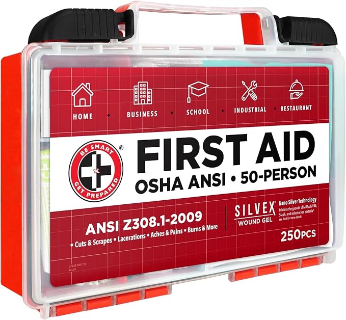 Be Smart Get Prepared OSHA/ANSI First Aid Kit - Image 7