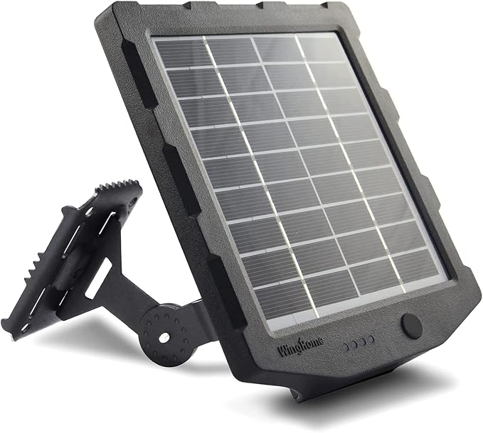 Trail Camera Solar Panel, WingHome Solar Battery Charger Kit 12V/1A 6V/1.5A by WingHome