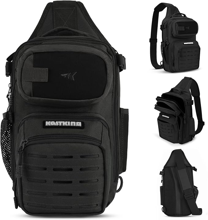 KastKing BlowBak Tactical Sling Tackle Bag-Lightweight Fishing Backpack Storge - Image 2