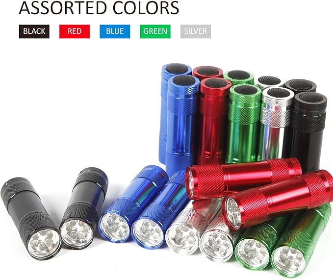 FASTPRO 30-Pack Flashlights Set, Aluminum 6-LED Flashlights Include AAA - Image 5