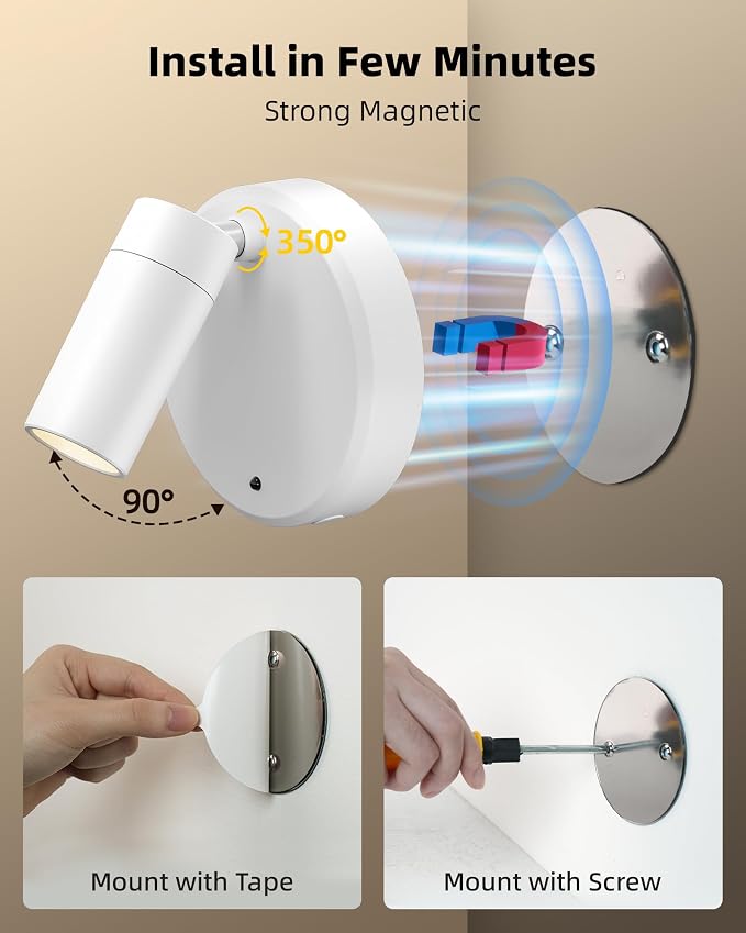 EZVALO Battery-Powered LED Spotlight Indoor, Wireless Picture Lights - Image 9