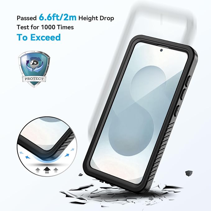 Lanhiem Magnetic for Samsung Galaxy S25+ Plus Phone Case, IP68 Waterproof - Image 3