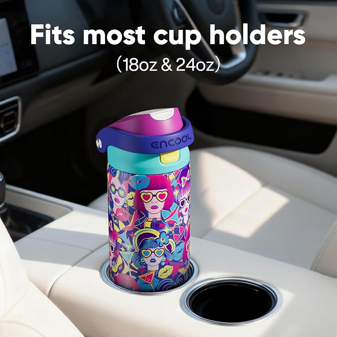 ENCOOL Leakproof Insulated Water Bottle - Image 3