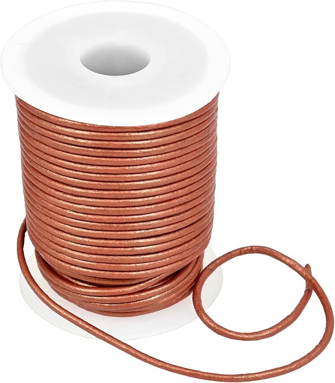 GENIQUE Real/Genuine Round Leather String Cord - Image 4