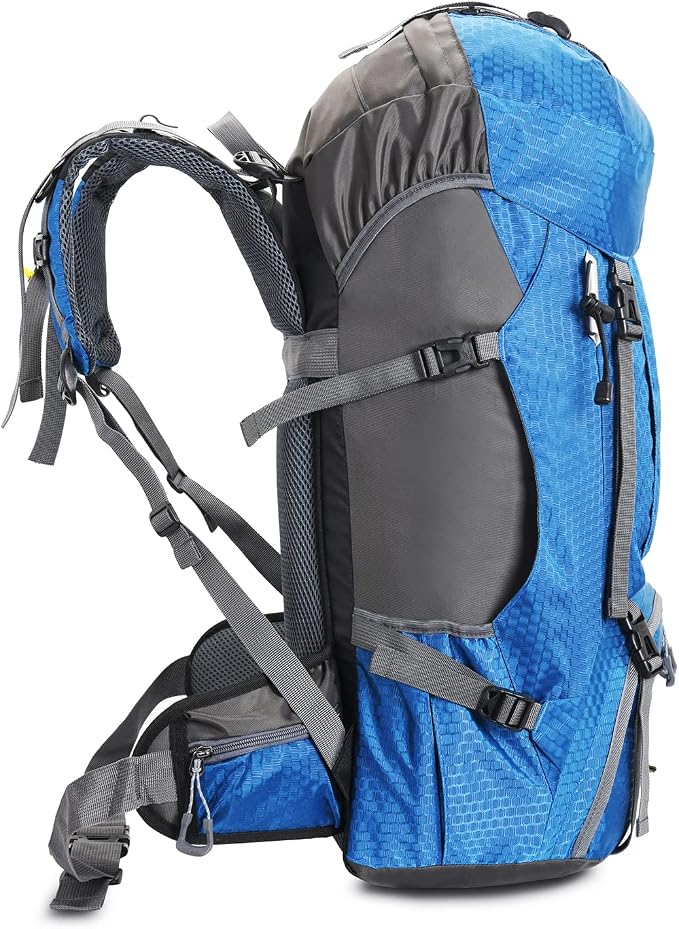 Bseash 60L Waterproof Hiking Camping Backpack - Image 9