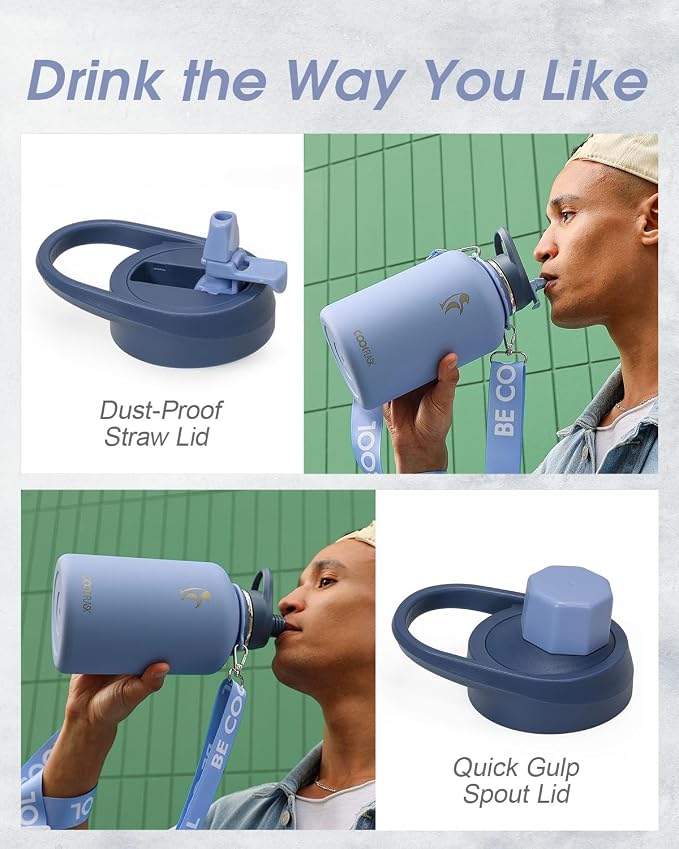 Coolflask 64 oz Water Bottle - Image 4