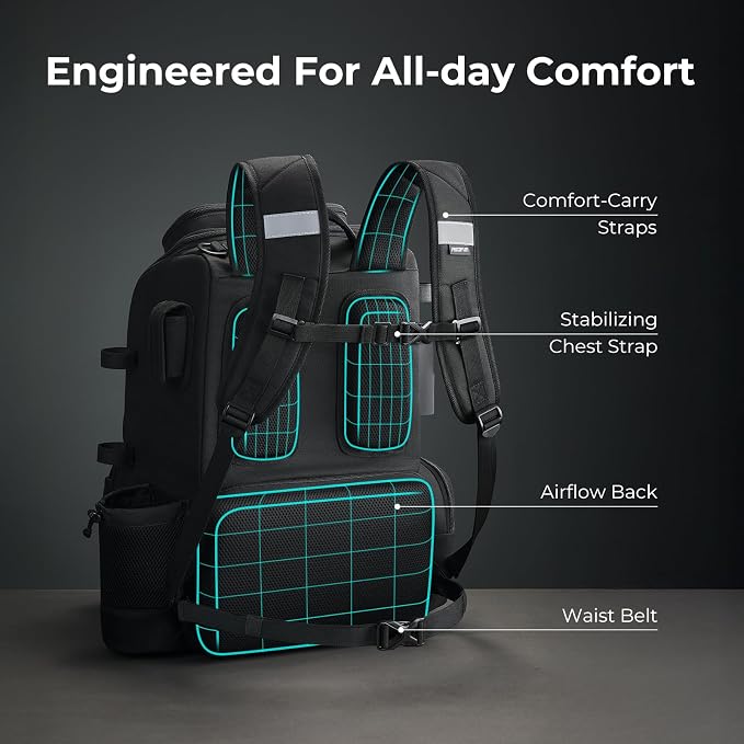 Piscifun 52L Fishing Tackle Backpack - Image 5