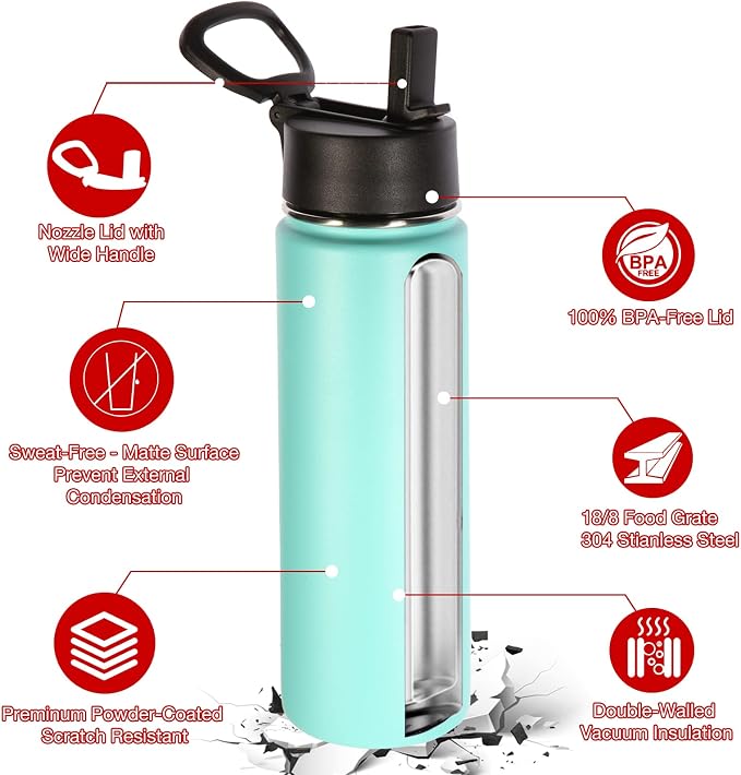 Volhoply 24oz Insulated Water Bottle - Image 5