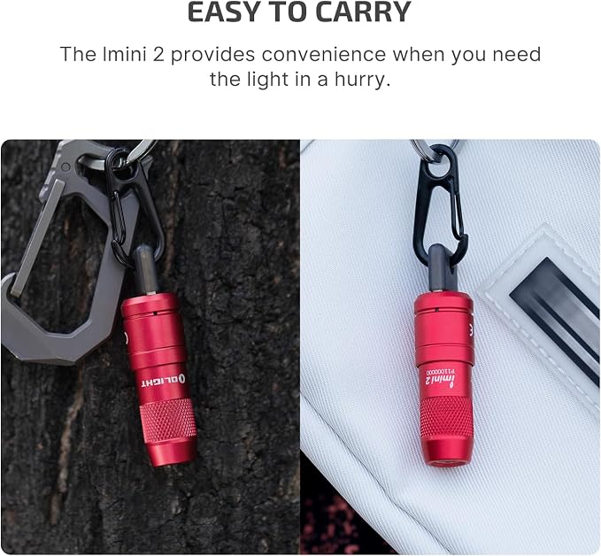 OLIGHT IMINI 2 EDC Rechargeable Keychain Flashlight, 50 Lumens Compact and - Image 6
