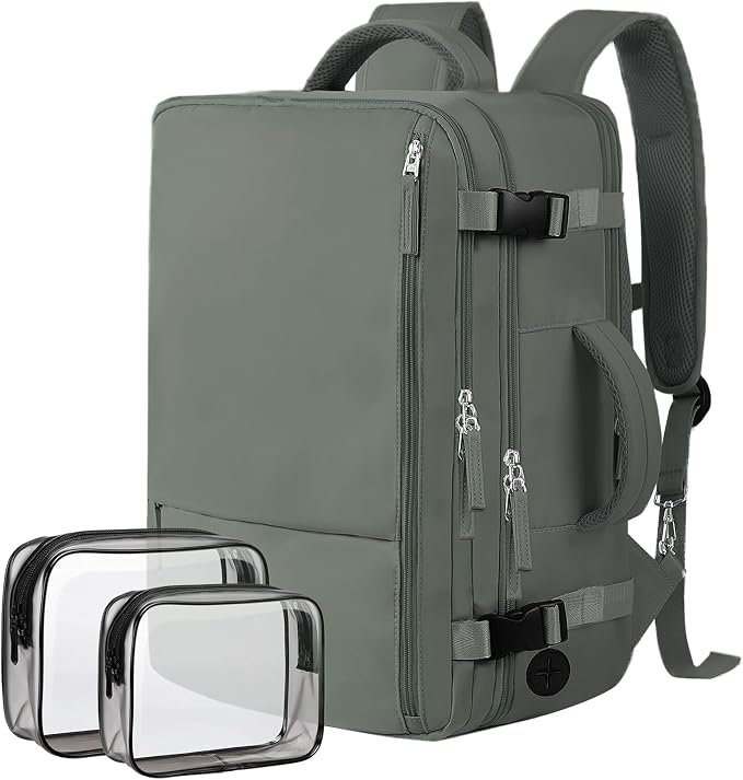 Hanples Travel Backpack as Personal Item Travel bag Flight Approved, 35L Carry by Hanples