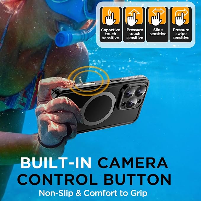 AICase Magnetic for iPhone 16 Plus Case Waterproof Magsafe Shockproof - Image 4