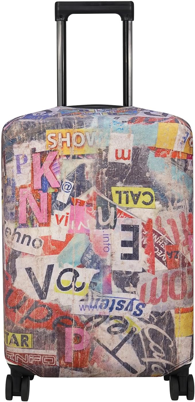 Explore Land Travel Luggage Cover Suitcase Protector Fits 27-30 Inch Case by ExploreLand