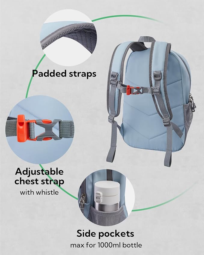 WATERFLY 12L Small Hiking Backpack: Day Pack Lightweight Travel Bag Camping - Image 4