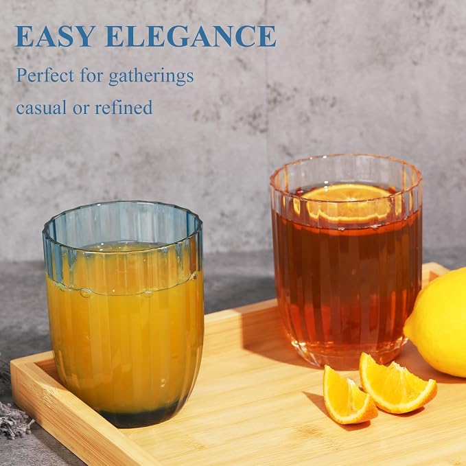 Acrylic Clear Highball Plastic Cups | Plastic Reusable Tumblers 15oz | - Image 2