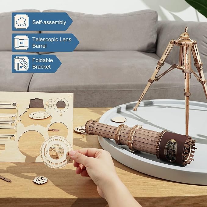 ROKR 3D Wooden Puzzles-Model Building Kits-DIY Kits - Image 2