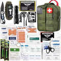 EVERLIT 250 Pieces Survival First Aid Kit IFAK EMT Molle Pouch Survival Kit by EVERLITSURVIVAL