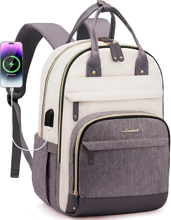 LOVEVOOK Backpack for Women, Laptop Backpack Women, Fits 17 Inch Laptop Bag by LOVEVOOK