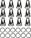12 Sets Tactical Snap Hooks, Paracord Bracelets, Use by Vagocom