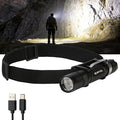 Rugtol Headlamp, USB C Rechargeable Battery Powered Head Lamp LED Flashlight by Rugtol