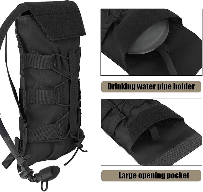 PETAC GEAR 1.5L / 3L Tactical Hydration Pack，Molle Carrier Pouch - Image 3