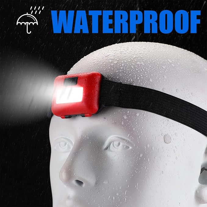 Macarrie 24 LED Headlamp Flashlight, Cob Head Light - Image 5