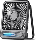 Koonie Battery Operated Desk Fan, Strong Wind, 180° Tilt Folding and 3 Speeds by Koonie