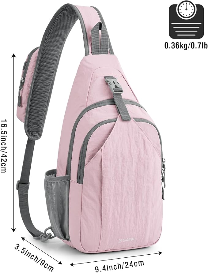 G4Free Sling Bag RFID Blocking Sling Backpack Crossbody Chest Bag Daypack - Image 3