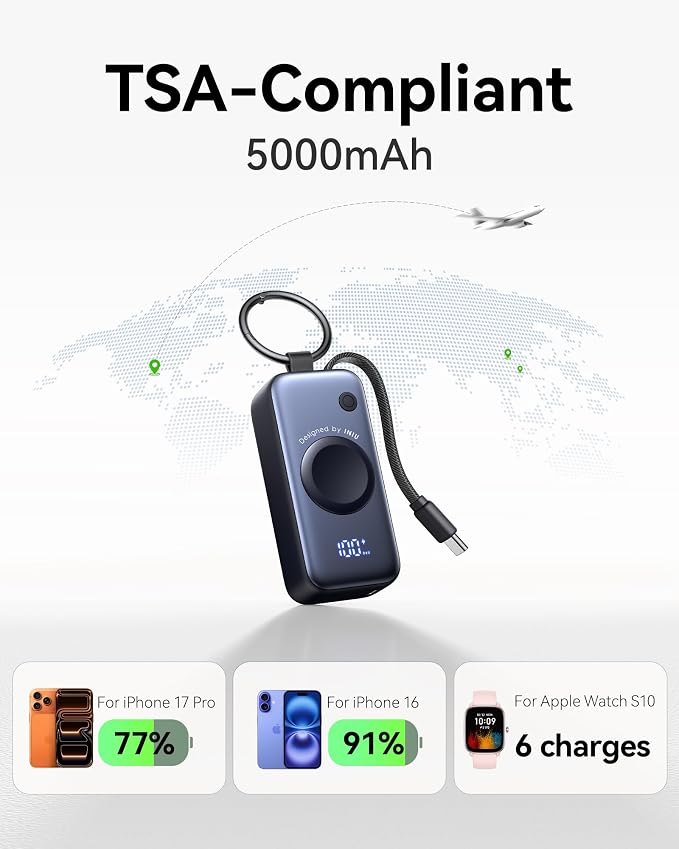 INIU SnapGo Mini Portable Charger, Power Bank - Image 6