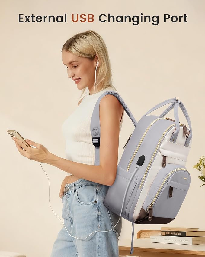 LOVEVOOK Backpack for Women, Laptop Backpack Women, Fits 15.6 Inch Laptop Bag - Image 3