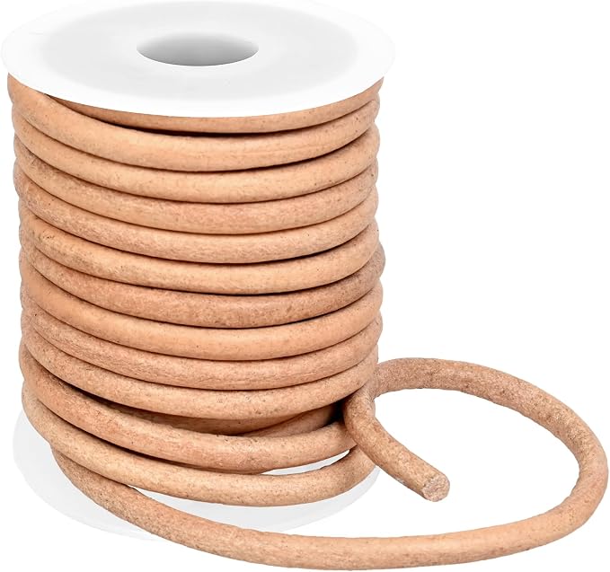 GENIQUE Real/Genuine Round Leather String Cord - Image 5