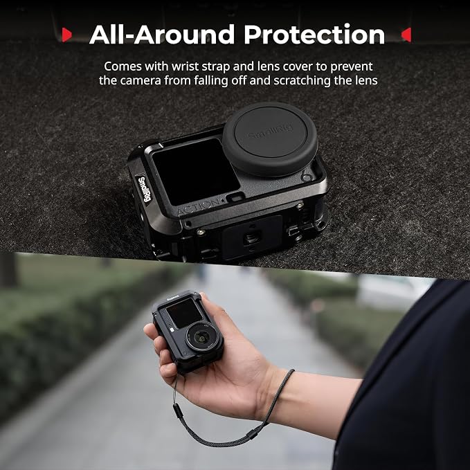 SmallRig Cage for DJI Osmo Action 6, Aluminum Alloy Camera Cage - Image 8