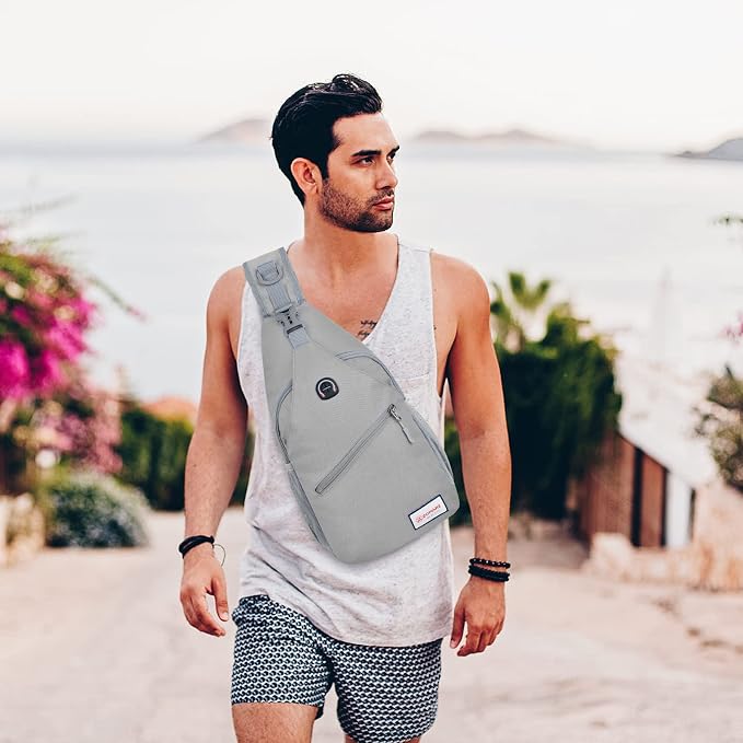 ZOMAKE Sling Bag, Small Crossbody Sling Backpack, Water Resistant Shoulder - Image 7