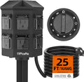 TiFFCOFiO Outdoor Power Strip Timer, Dusk to Dawn Light Sensor Countdown by TiFFCOFiO