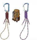 2-Pack Paracord Lanyard with Aluminum Carabiner Clip -Heavy-Duty Survival by FamilyQualityJOYLife
