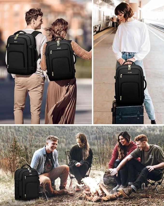 LOVEVOOK Carry on Backpack, 50L Large Travel Backpack - Image 6