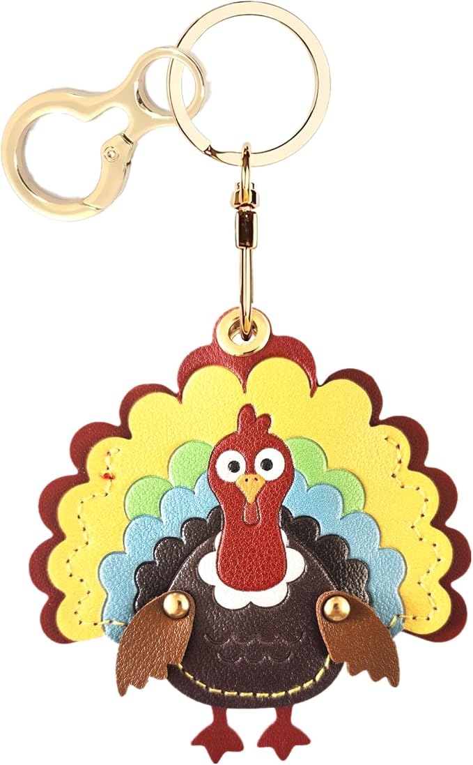 BORKUANA Leather Keychain Holder Case Compatible by BORKUANA