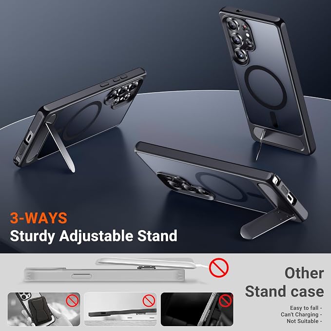 Temdan Designed for Samsung Galaxy S25 Ultra Case Magnetic, Slim Thin Phone - Image 2