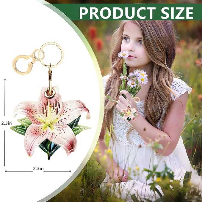 Leather Keychain Holder Case Compatible - Image 2