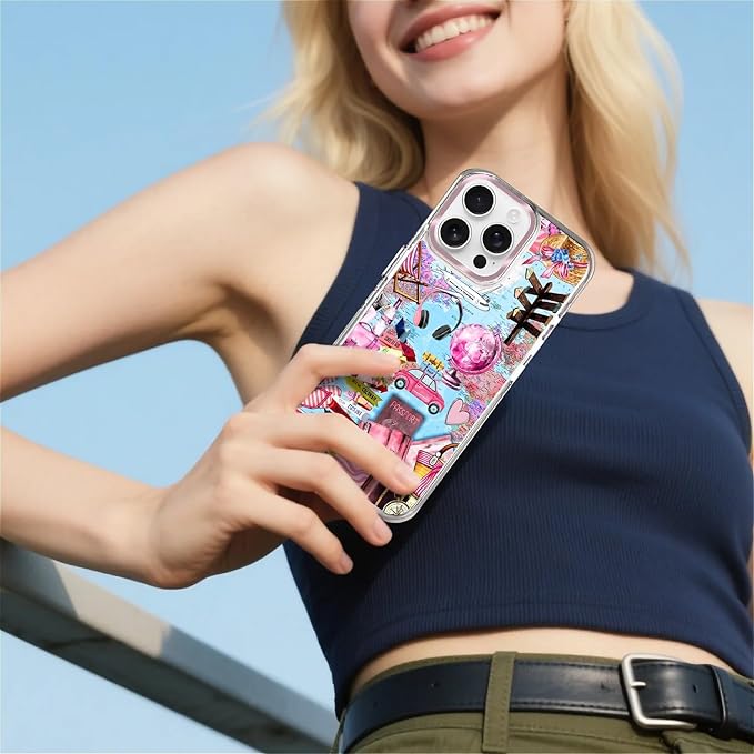 Case for iPhone 14 Pro Max, Cover Holiday Trip World Map Phone Case Design，for - Image 6