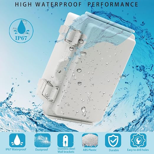 Waterproof Electrical Box Junction Box Weatherproof IP67 ABS Plastic Enclosure - Image 2
