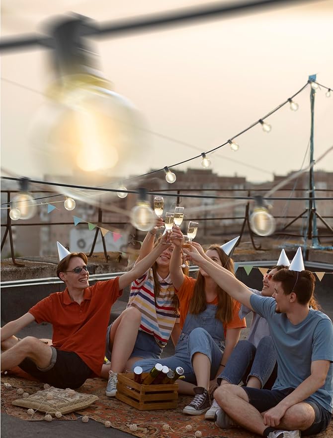 SUNSGNE 100Ft LED Outdoor String Lights - Image 7