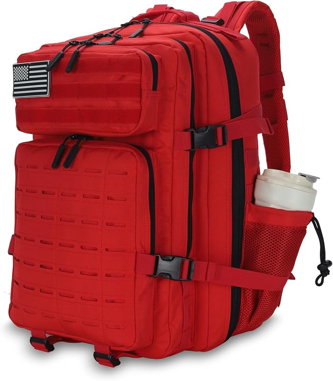 Sparklekle Military Tactical Backpack 45L 3 Day Assault Pack Waterproof Molle by W+WINTMING