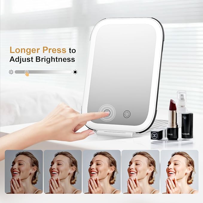 FUNTOUCH Rechargeable Travel Makeup Mirror - Image 4